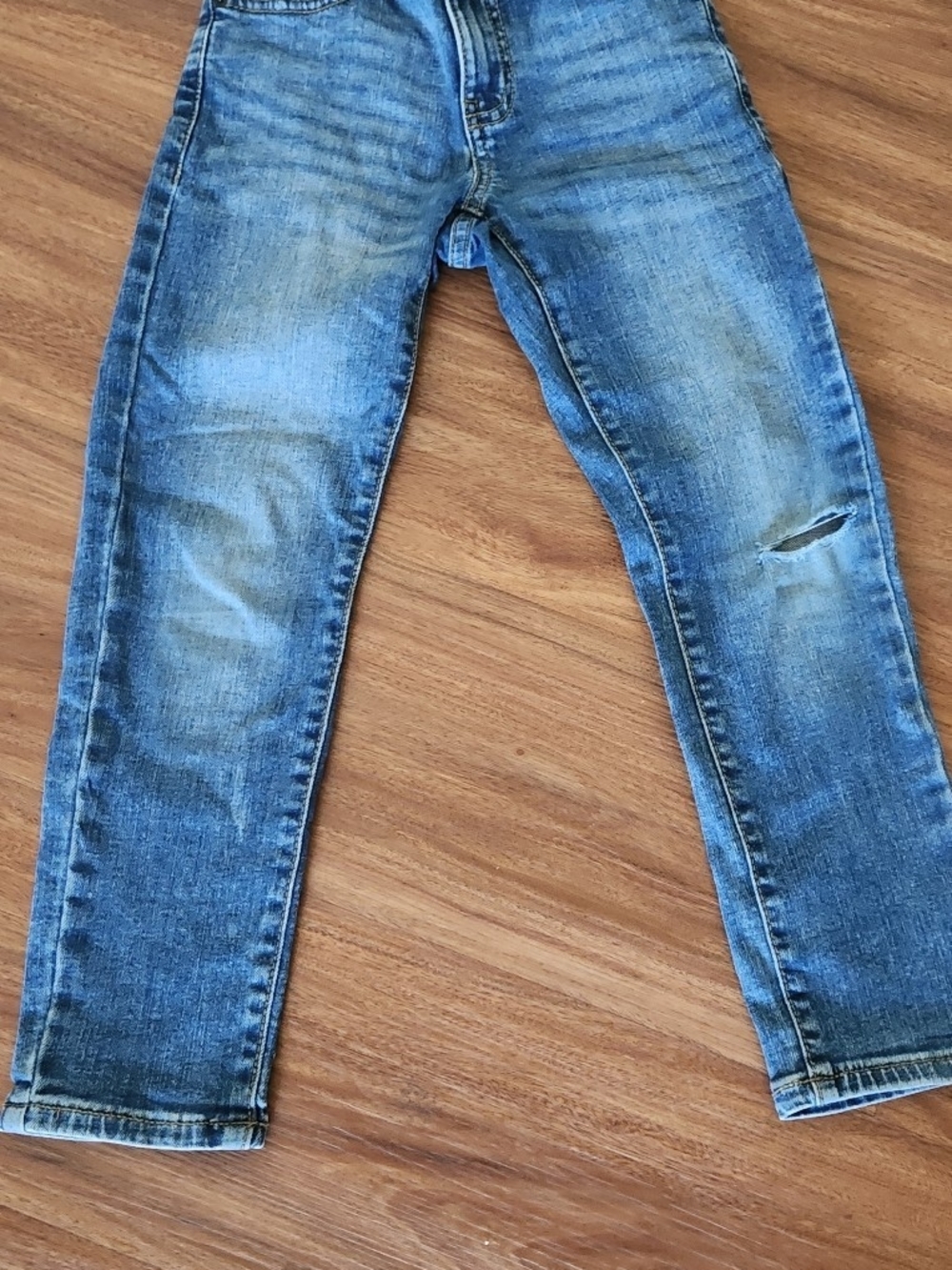 Place Men's Slim Straight Jeans - Blue Wash